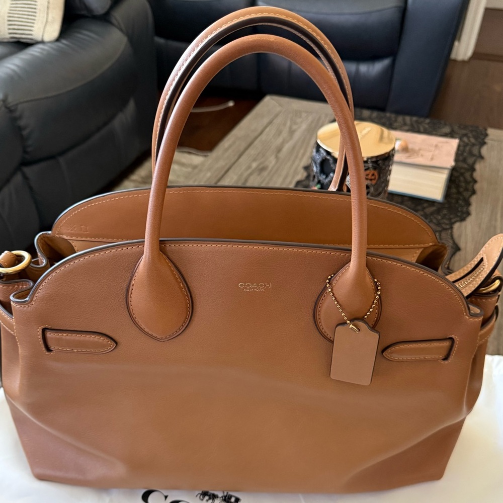 Coach Soft Empire Carryall Bag 40 in Honey Brown